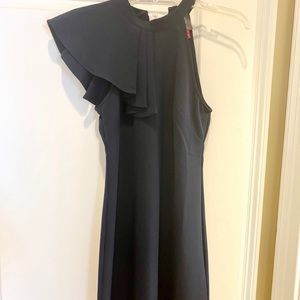 Vince Camuto navy blue mini dress